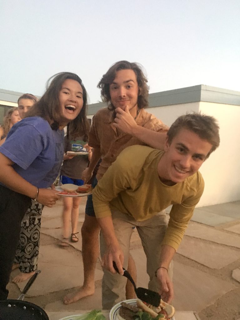 Students having fun